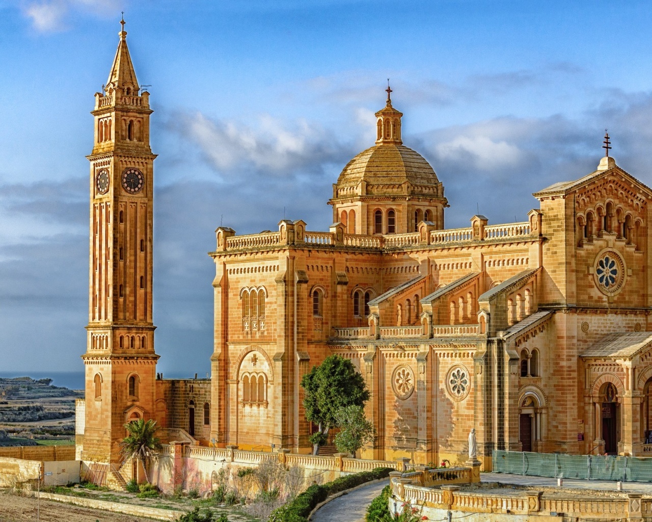 Malta Church wallpaper 1280x1024