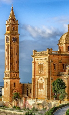 Обои Malta Church 240x400