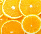 Das Juicy Oranges Wallpaper 176x144