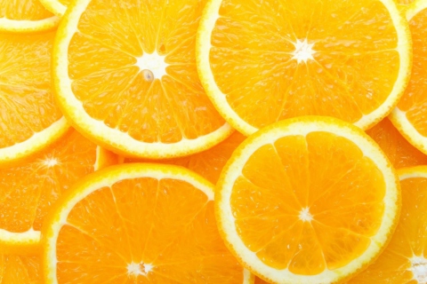 Das Juicy Oranges Wallpaper 480x320