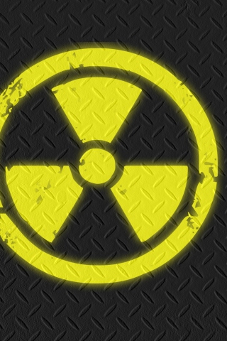 Fondo de pantalla Radioactive 320x480