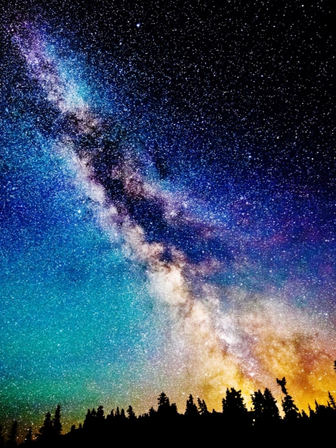 Обои Nebula 480x640