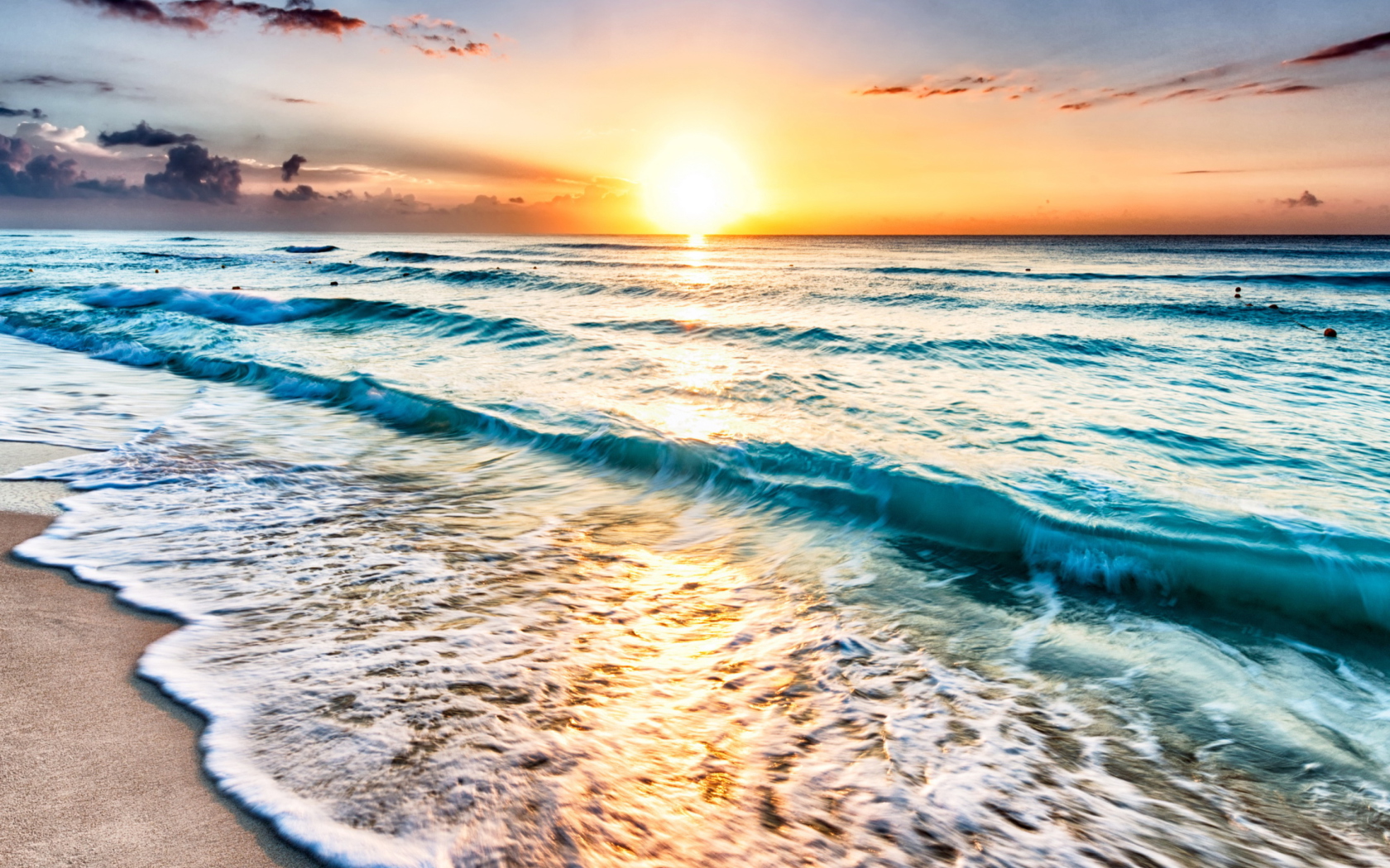 Sunset Beach wallpaper 1680x1050