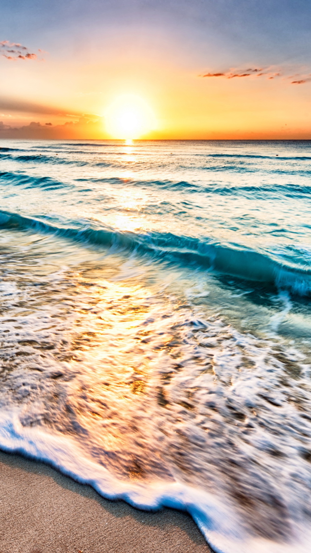 Sunset Beach wallpaper 640x1136