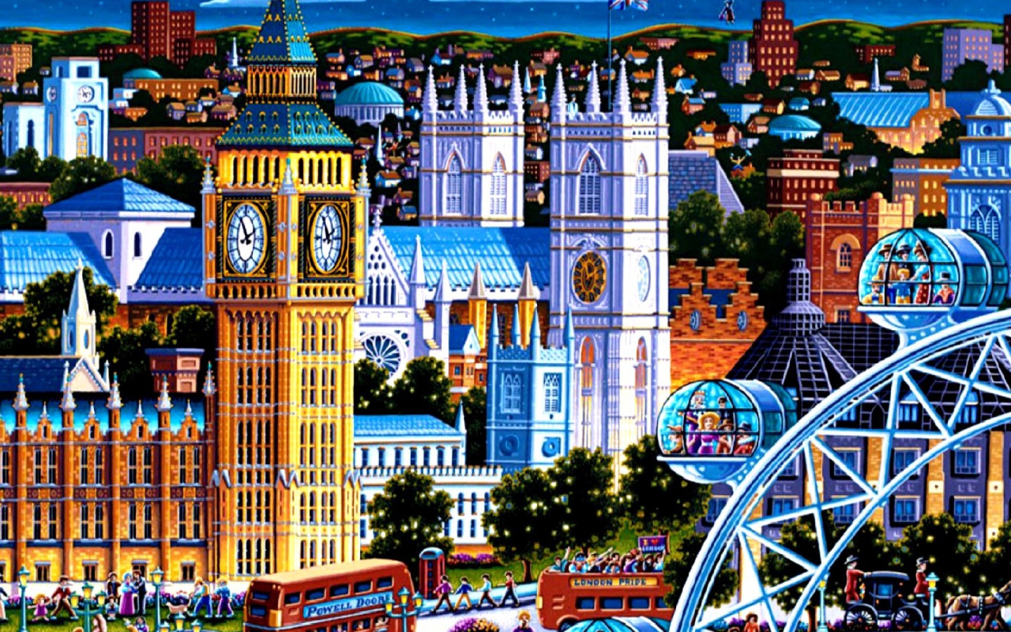 Das Life In The City Wallpaper 1440x900