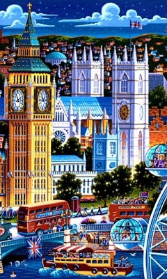Life In The City wallpaper 240x400