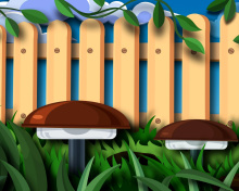 Screenshot №1 pro téma Fence in a Country House 220x176
