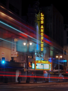 Los Angeles At Night screenshot #1 240x320