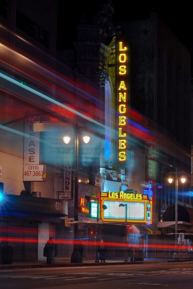 Los Angeles At Night screenshot #1 640x960