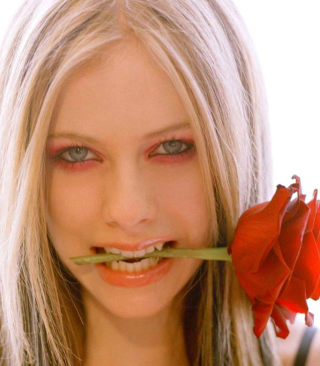 Kostenloses Avril Lavigne Wallpaper für HTC Smart