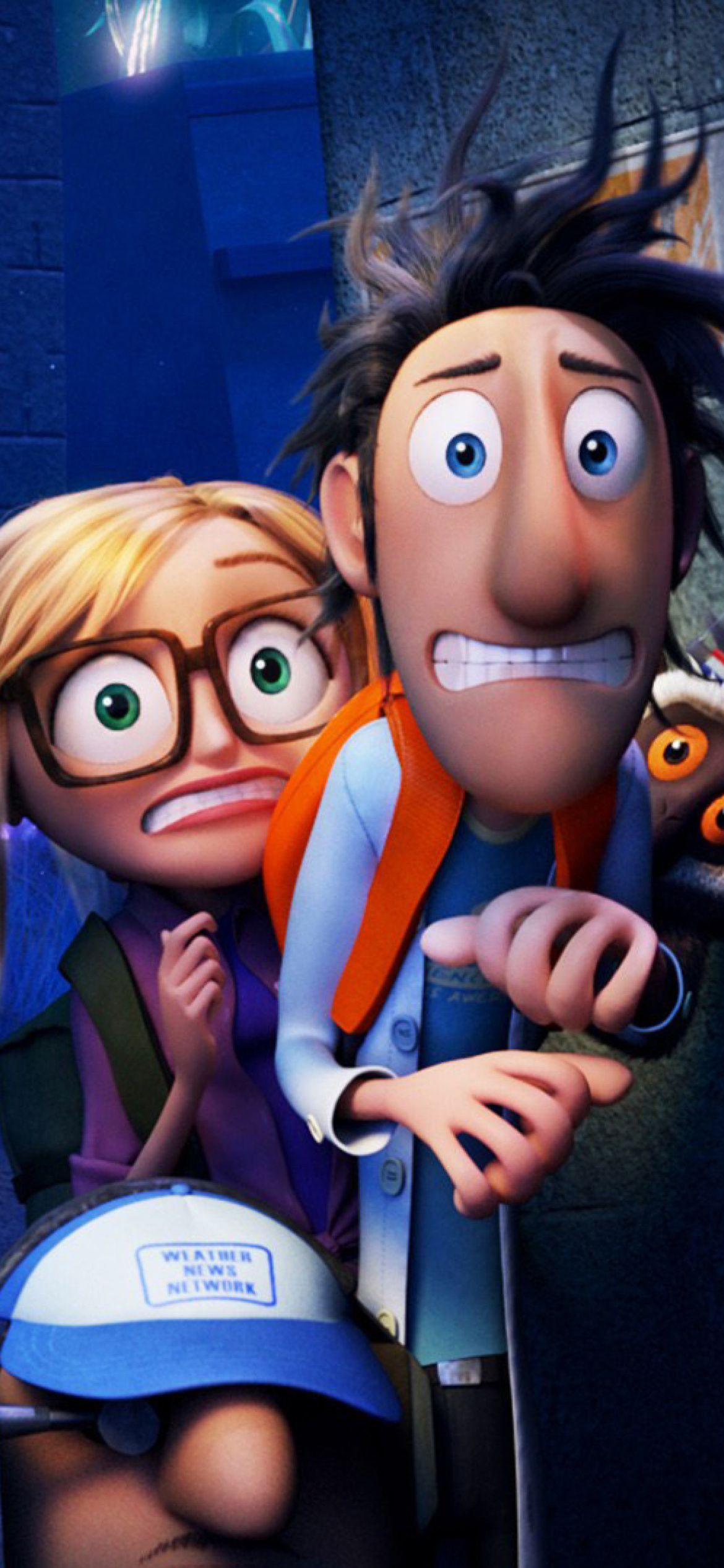 Screenshot №1 pro téma Cloudy with a Chance of Meatballs 2 1170x2532