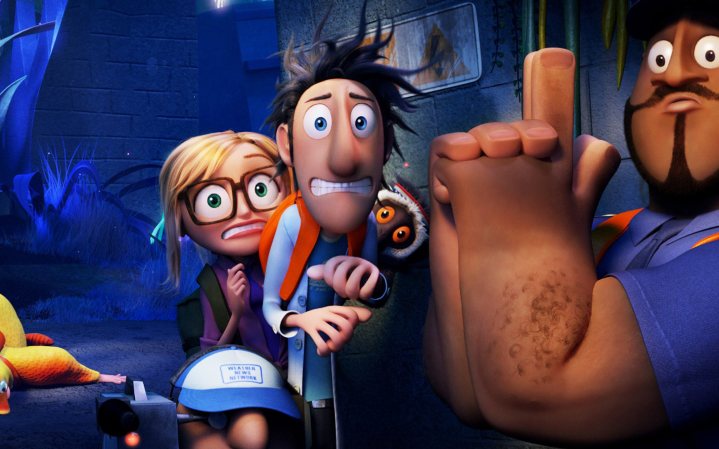 Cloudy with a Chance of Meatballs 2 wallpaper 1440x900