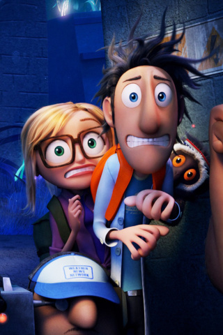 Cloudy with a Chance of Meatballs 2 wallpaper 320x480