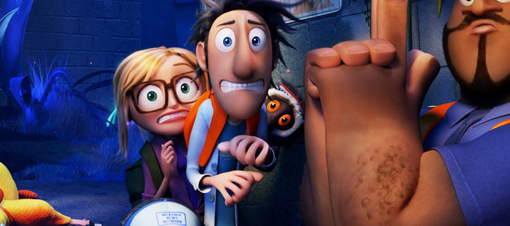 Cloudy with a Chance of Meatballs 2 wallpaper 720x320