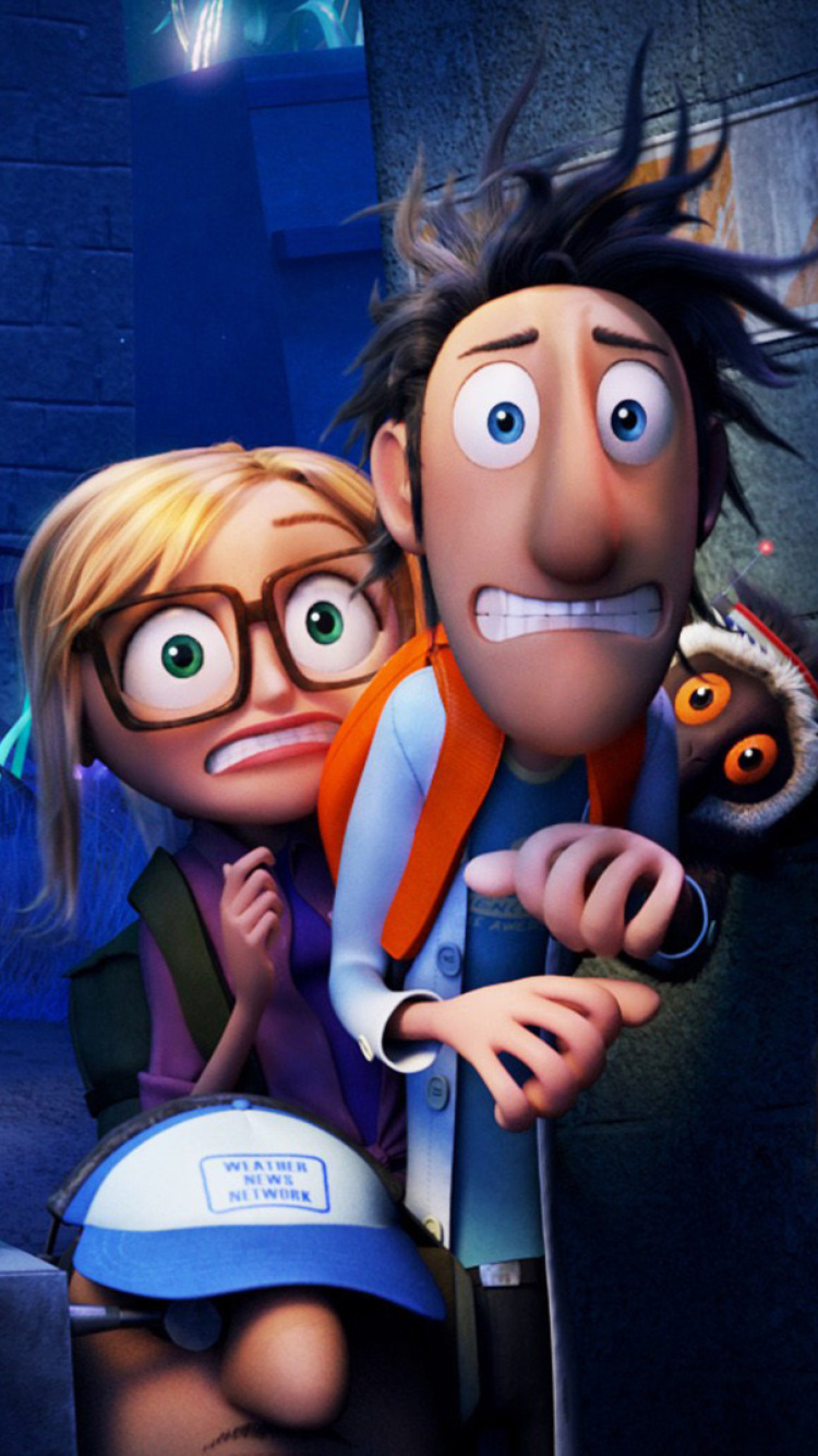 Cloudy with a Chance of Meatballs 2 wallpaper 750x1334