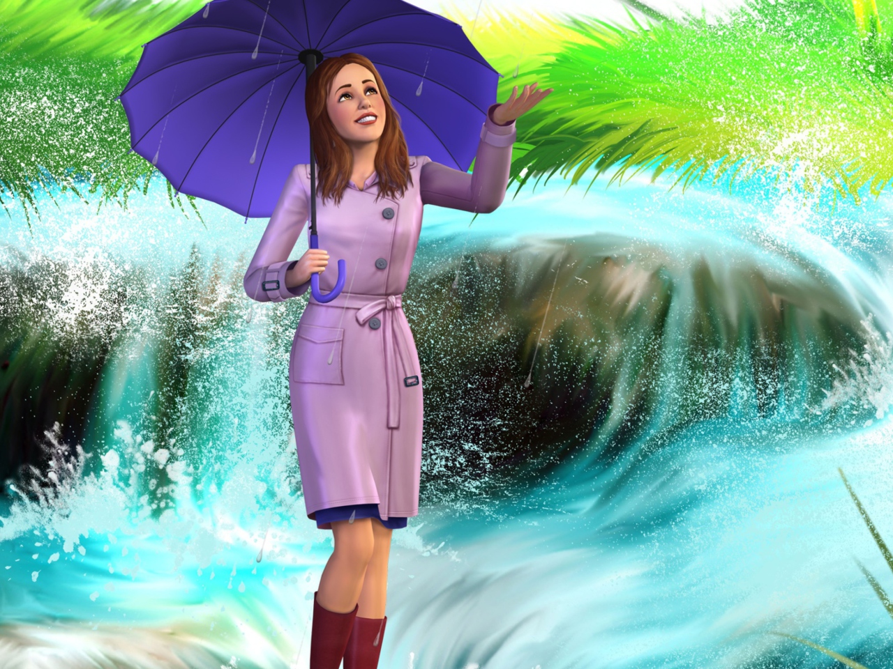 Das The Sims 3 Wallpaper 1280x960
