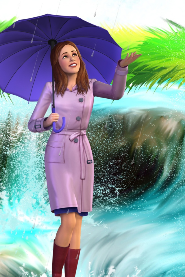 Fondo de pantalla The Sims 3 640x960