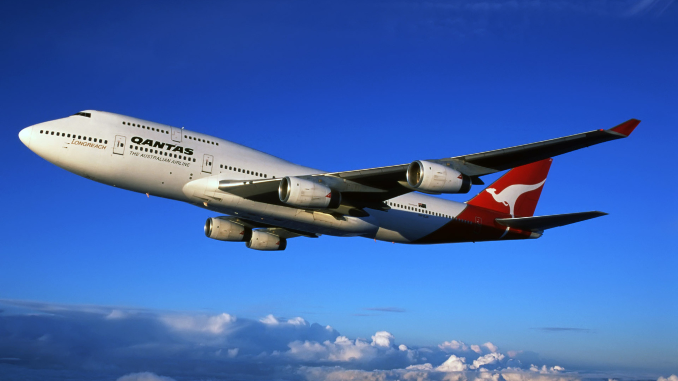 Screenshot №1 pro téma Aviation - Australian Airlines 1366x768