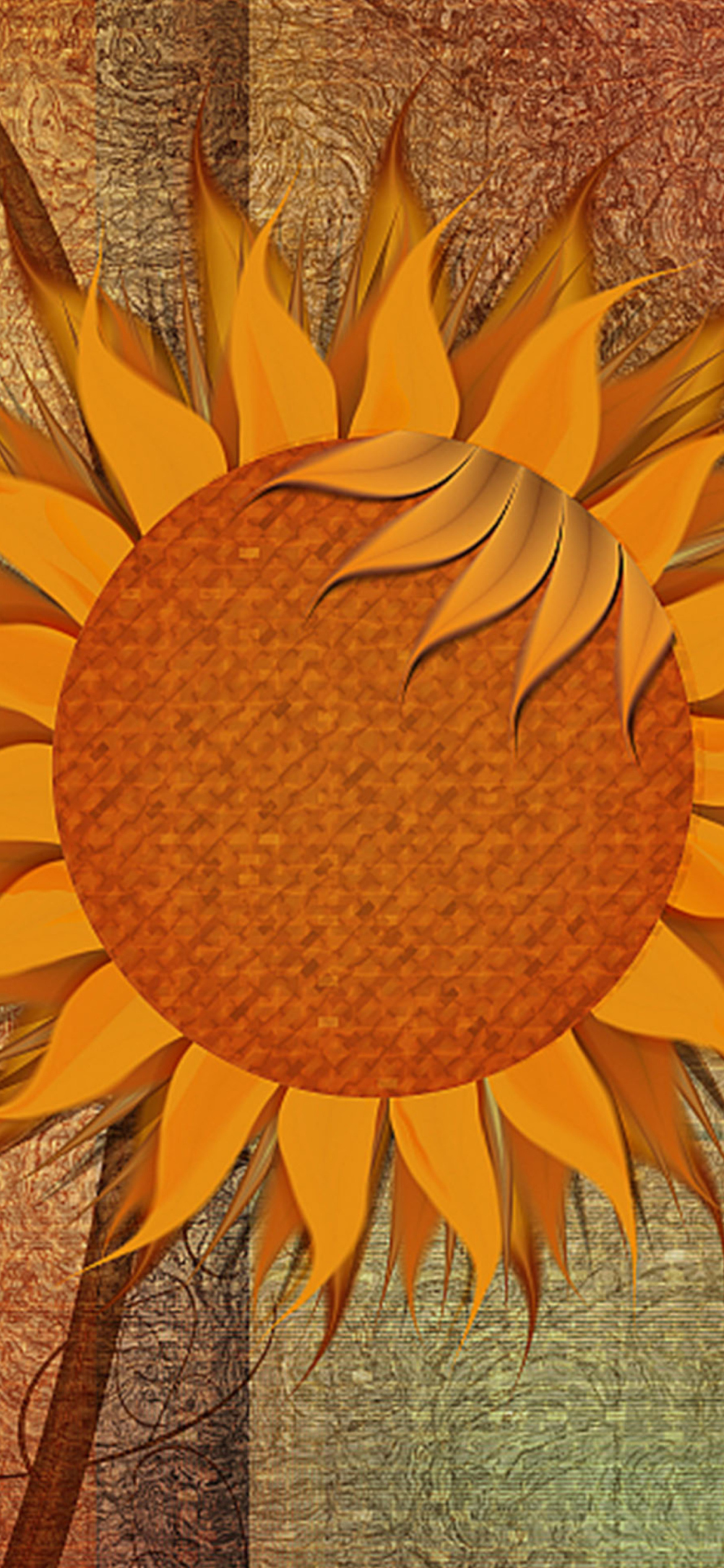 Sunflower wallpaper 1170x2532