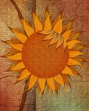 Fondo de pantalla Sunflower 128x160