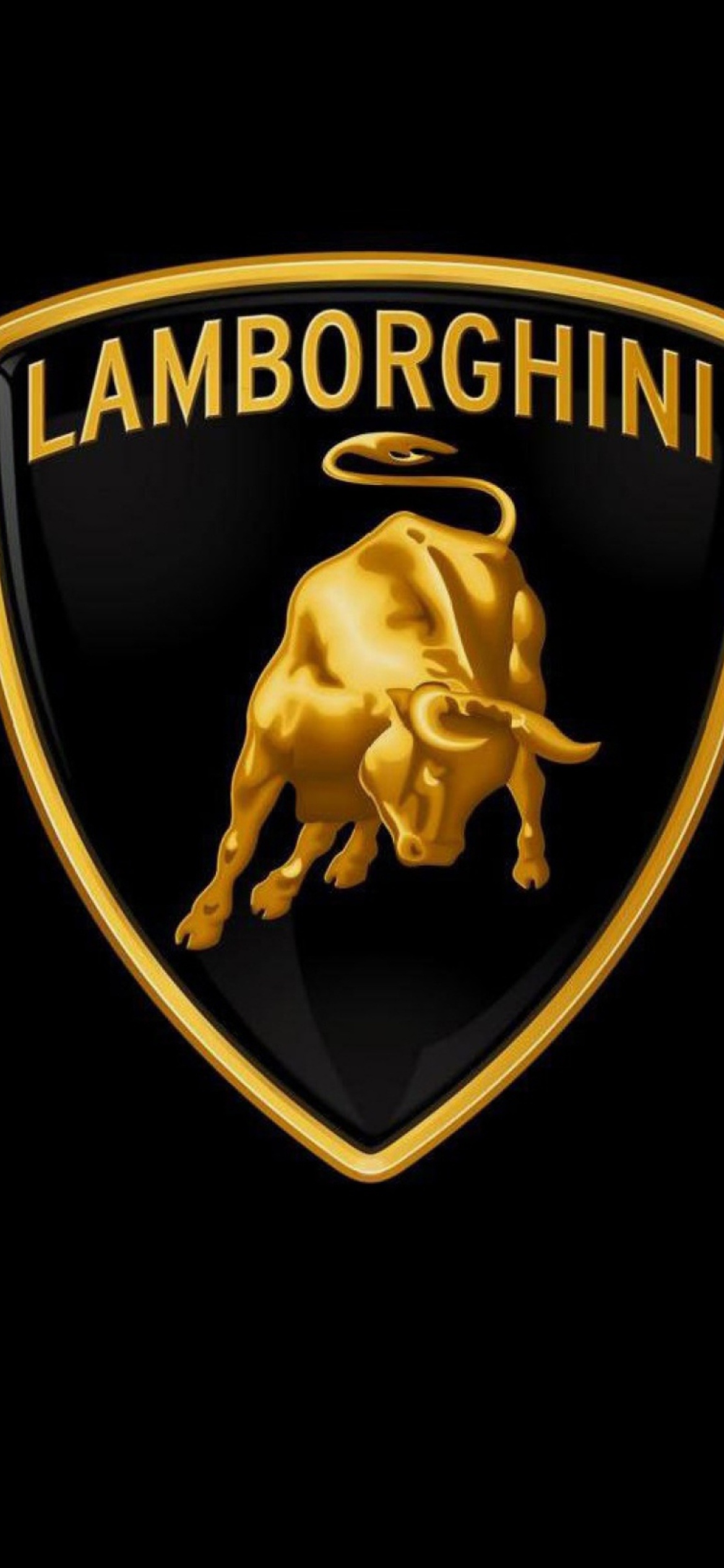 Fondo de pantalla Lamborghini Logo 1170x2532