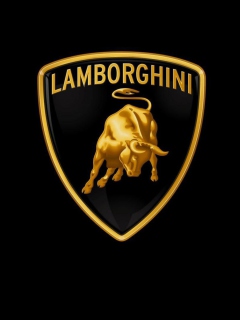 Обои Lamborghini Logo 240x320