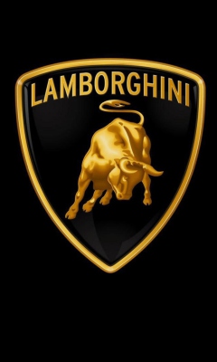 Sfondi Lamborghini Logo 240x400