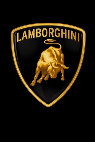 Sfondi Lamborghini Logo 320x480