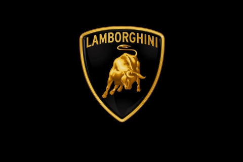 Fondo de pantalla Lamborghini Logo 480x320