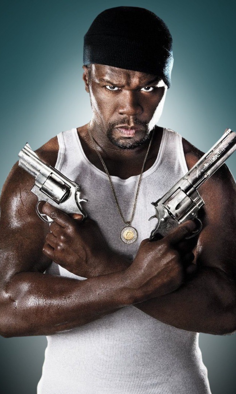 Обои 50 Cent Rapper 768x1280