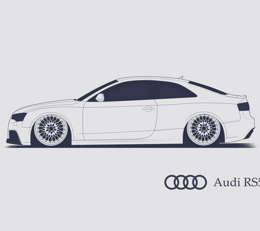 Das Audi RS 5 Advertising Wallpaper 1080x960
