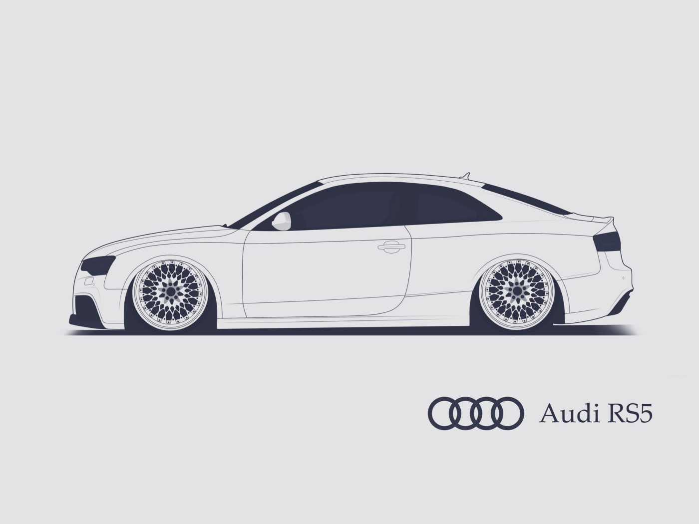 Audi RS 5 Advertising wallpaper 1400x1050
