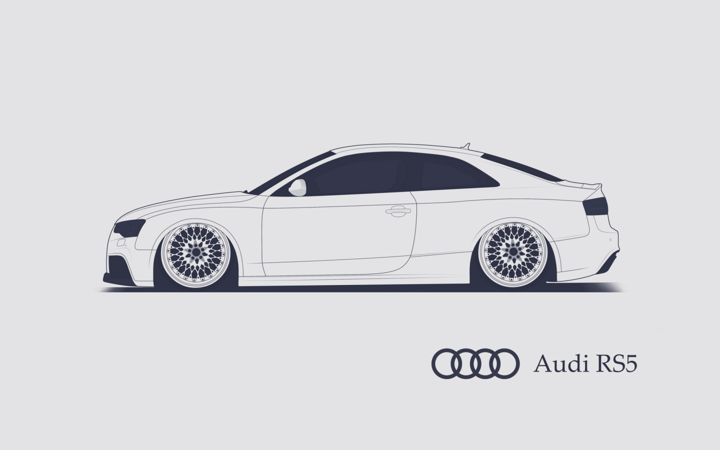 Обои Audi RS 5 Advertising 1440x900