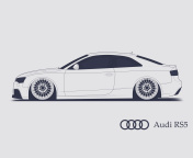 Das Audi RS 5 Advertising Wallpaper 176x144