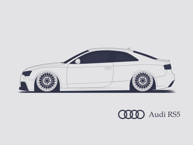 Fondo de pantalla Audi RS 5 Advertising 640x480