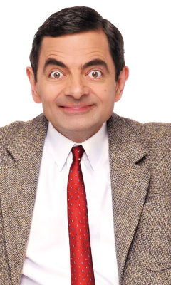 Rowan Atkinson as Bean wallpaper 240x400