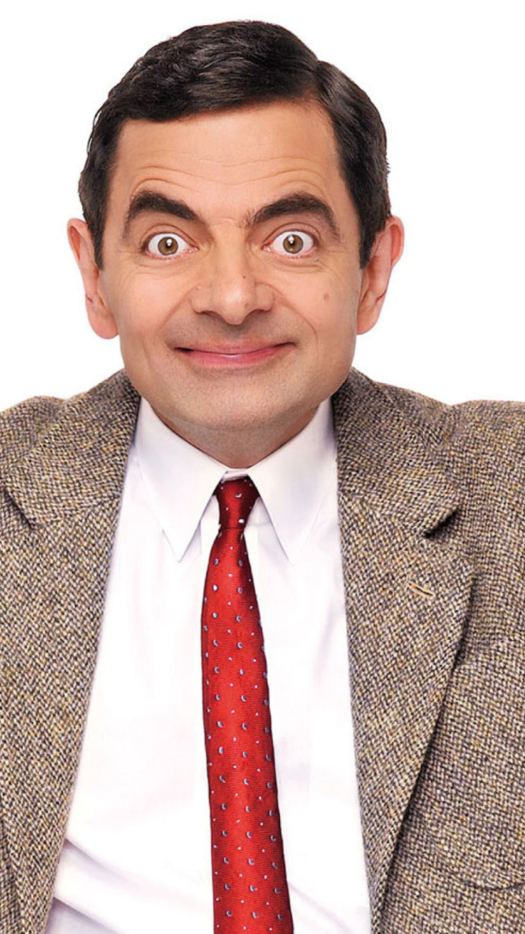 Rowan Atkinson as Bean wallpaper 750x1334
