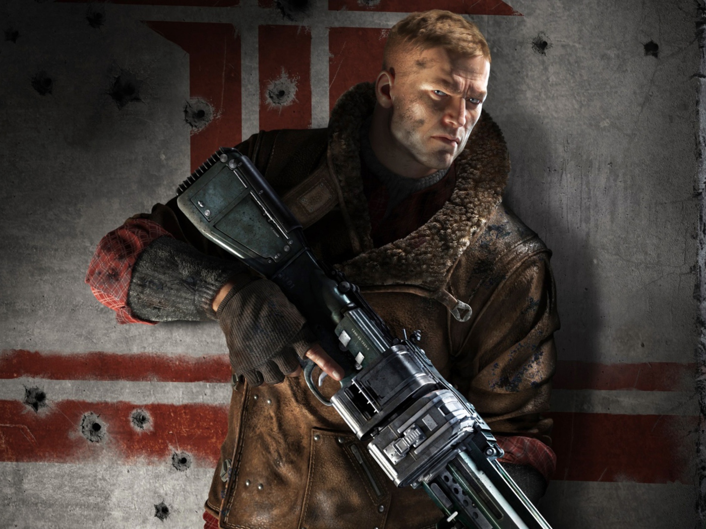 Screenshot №1 pro téma Wolfenstein The New Order Game 1400x1050