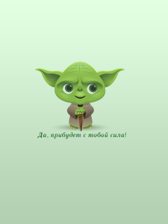 Fondo de pantalla Yoda 240x320