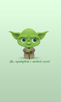 Обои Yoda 240x400