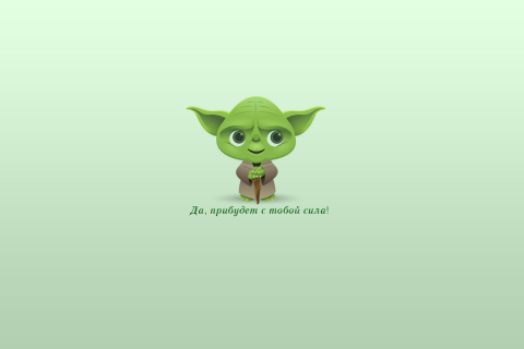 Yoda wallpaper 480x320