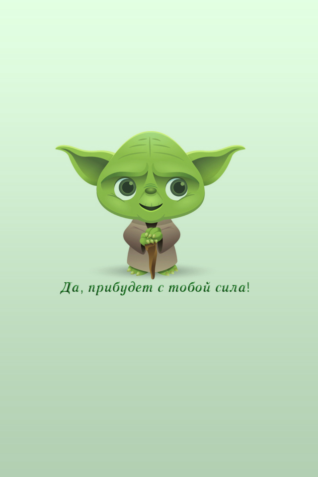 Fondo de pantalla Yoda 640x960