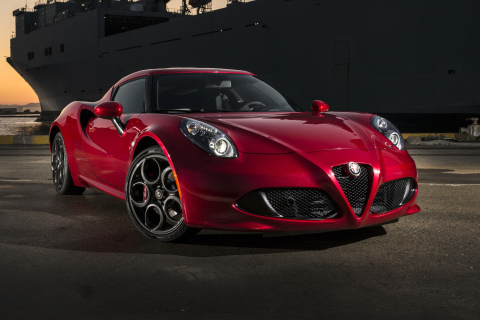 Das Alfa Romeo 4C Wallpaper 480x320