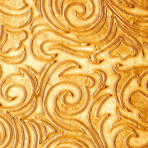 Обои Gold sprigs pattern 208x208