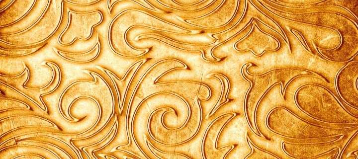 Gold sprigs pattern screenshot #1 720x320