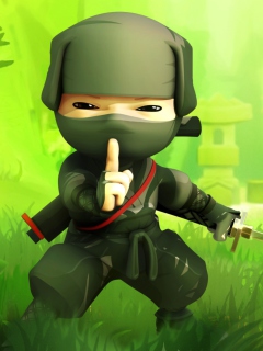 Screenshot №1 pro téma Mini Ninjas Hiro 240x320