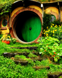 Fondo de pantalla Hobbit House 128x160