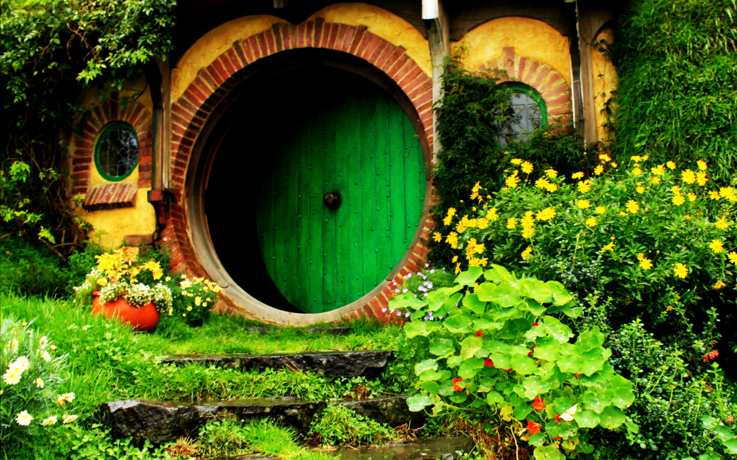 Screenshot №1 pro téma Hobbit House 1440x900
