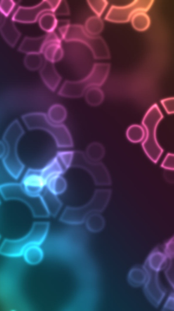 Ubuntu Abstract screenshot #1 360x640