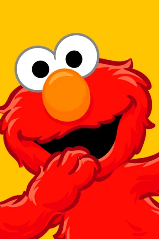 Das Elmo Muppet Wallpaper 320x480